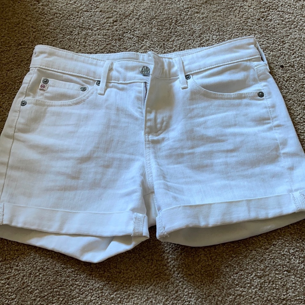 Nordstrom white denim shorts